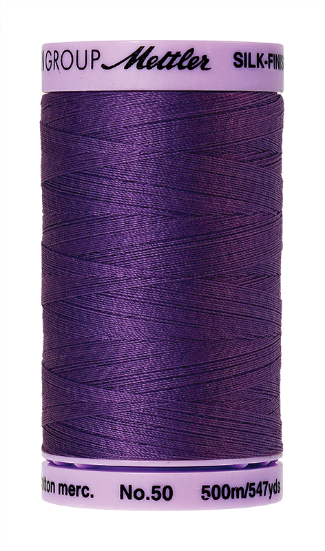 Mettler Silk Finish Cotton Thread 50 - Iris Blue 0030 - 500m
