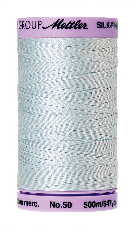 Mettler Silk Finish Cotton Thread 50 - Starlight Blue 0039 - 500m