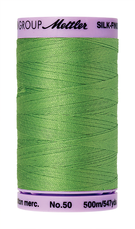 Mettler Silk Finish Cotton Thread 50 - Bright Mint 0092 - 500m