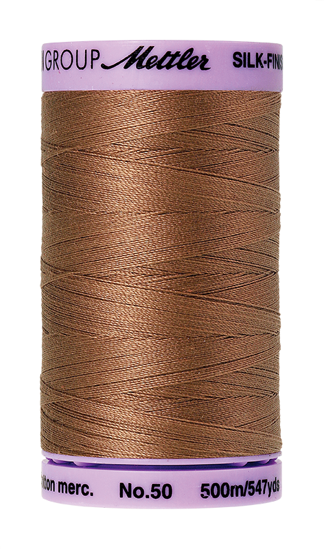 Mettler Silk Finish Cotton Thread 50 - Walnut 0280 - 500m