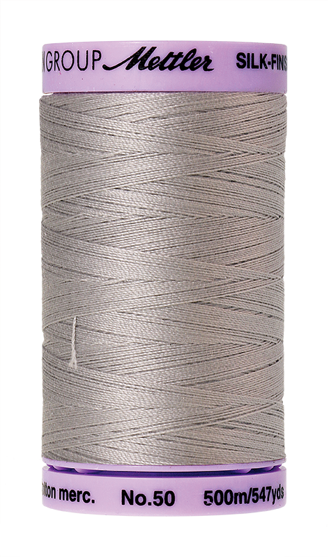 Mettler Silk Finish Cotton Thread 50 - Ash Mist 0331 - 500m