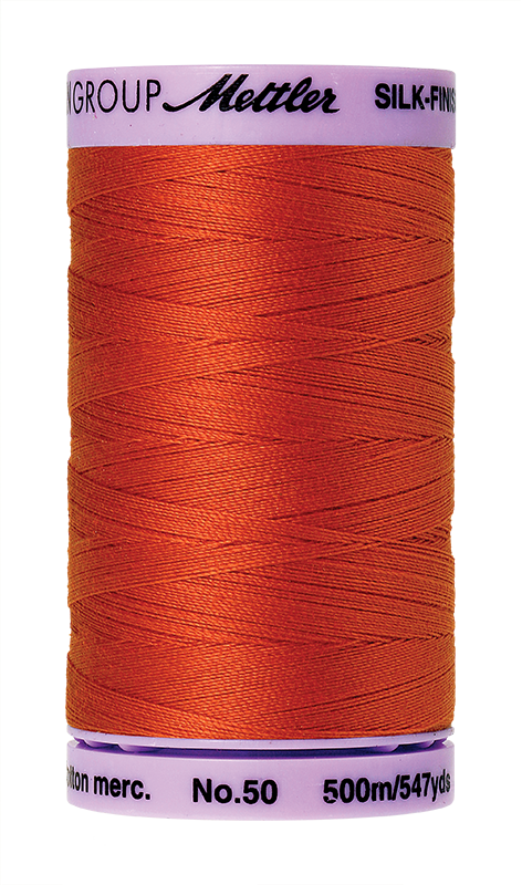 Mettler Silk Finish Cotton Thread 50 - Paprika 0450 - 500m