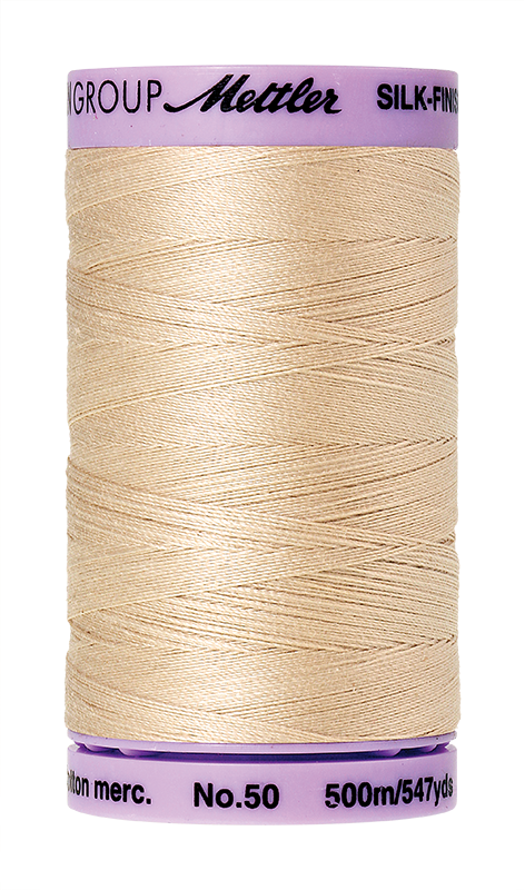 Mettler Silk Finish Cotton Thread 50 - Eggshell 1000 - 500m