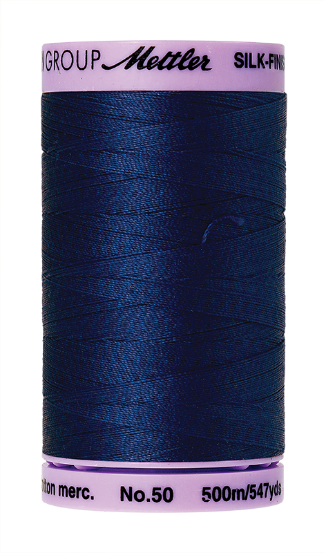 Mettler Silk Finish Cotton Thread 50 - Imperial Blue 1304 - 500m