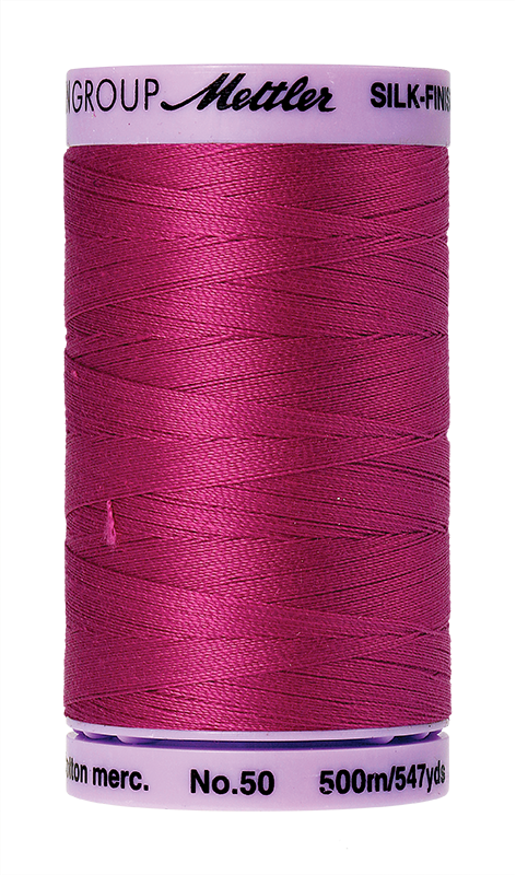 Mettler Silk Finish Cotton Thread 50 - Peony 1417 - 500m