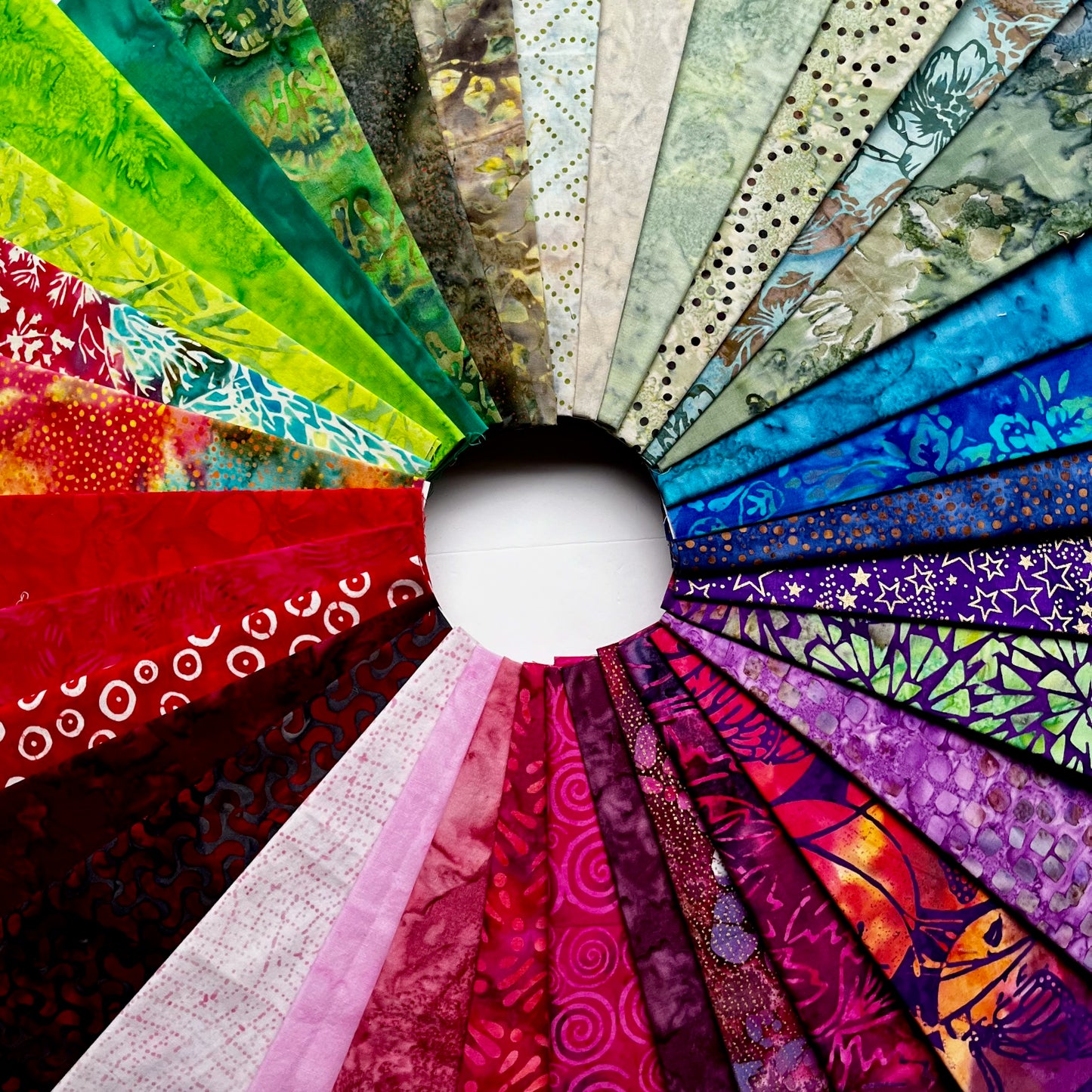 Batik Rainbow Bundle - 11 ¾ yards